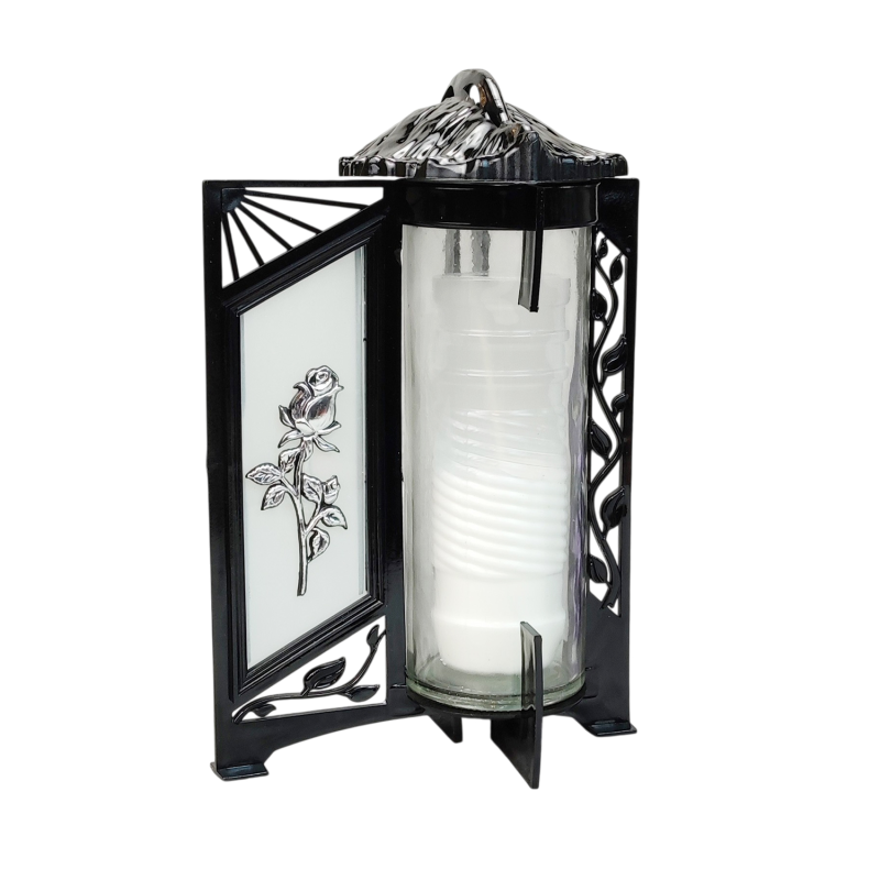 Лампадка середня з трояндою Witraz1 20 год