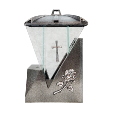 Лампадка середня Glass Art 5 Grafit