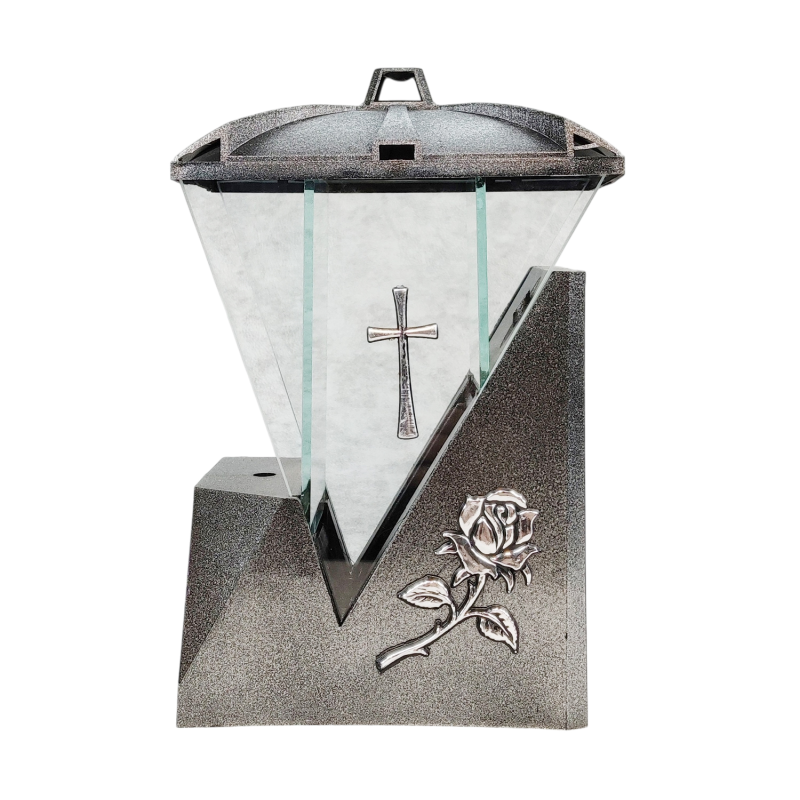 Лампадка середня Glass Art 5 Grafit