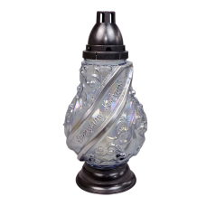 Лампадка скляна велика Koniak Wstega 64год