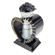 Лампадка ажурна у формі серця 31см LC7 Serce Zloto