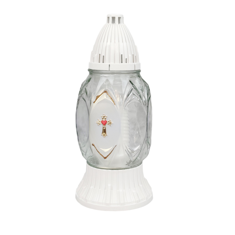 Лампадка скляна середня LP532  20год