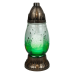Лампадка скляна середня великоднє яйце мікс LPJ2 Mal 20год зелена