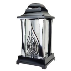 Лампадка ексклюзивна капличка 36 см Plomien Alba Srebna