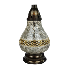 Лампадка скляна елегантна Witraz Karafka  золотиста