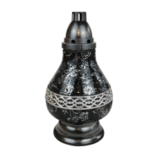 Лампадка скляна елегантна Witraz Karafka чорна