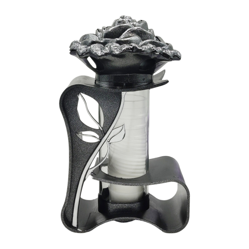 Лампадка троянда графіт Wstega Roza 20 год