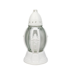 Лампадка скляна середня в ажурному оздобленні 456P