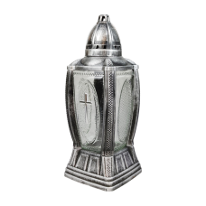 Лампадка середня ажурна графіт 381KA