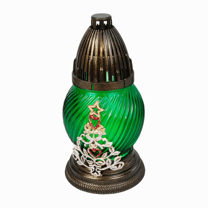 Лампадка новорічна мала куля Полум’я Пам’яті 02Apl 21см