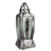 Лампадка меморіальна велика скляна з хрестом 355KA Графіт