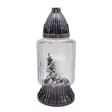 Лампадка  скляна з декором LP573U 20год