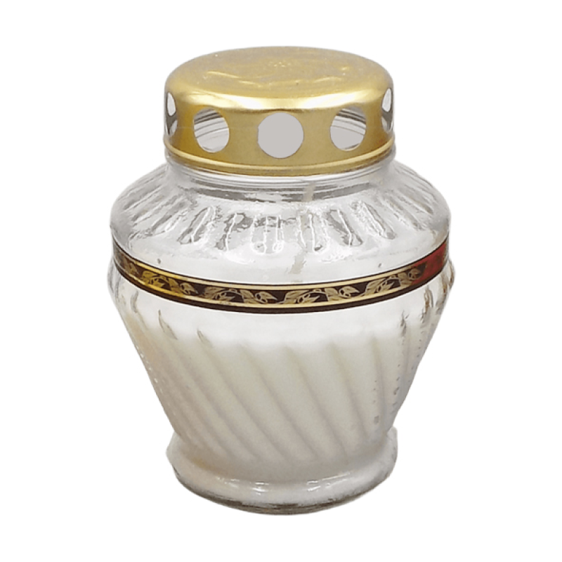 Лампадка скляна заливна LP680p 26год прозора