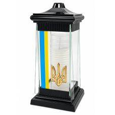 Лампадка скляна середня патріотична для Героїв Art 3T 40 год 