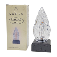 Світлодіодна Led свічка у формі шишки Agnes 15см