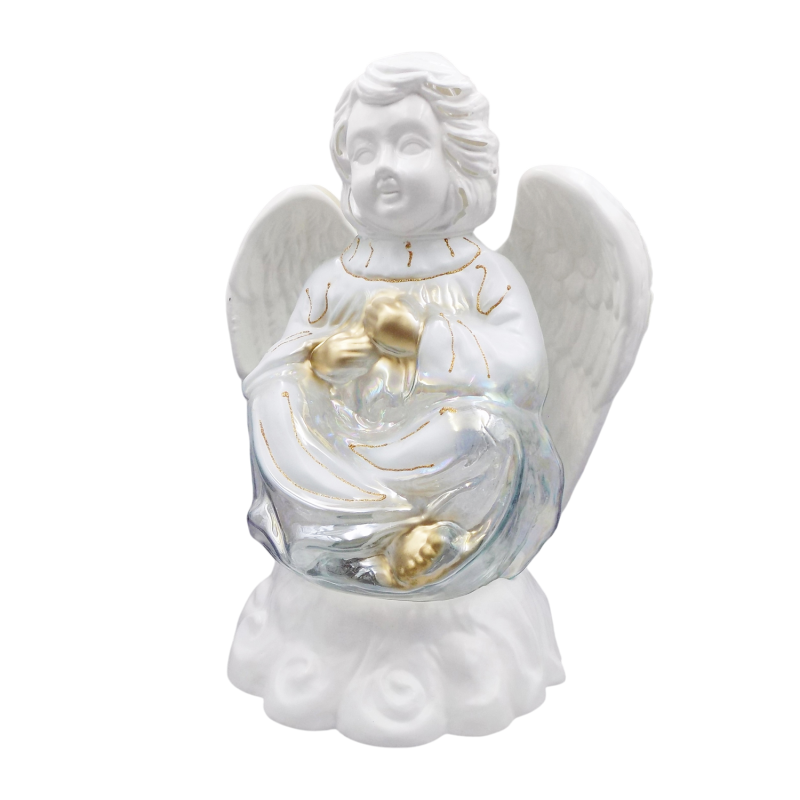 Лампадка скляна велика Ангел 120 год