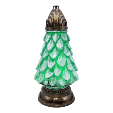 Лампадка скляна різдвяна ялинка CH-1 35cм