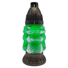 Лампадка скляна ялинка сніжна CH-1Mal 19cм