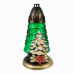 Лампадка новорічна скляна Святкова ялинка середня CH-2 24см Лампадка новорічна скляна Святкова ялинка середня CH-2 24см