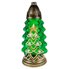 Лампадка скляна Золота Ялинка Мрій 30см CH-3 Apl