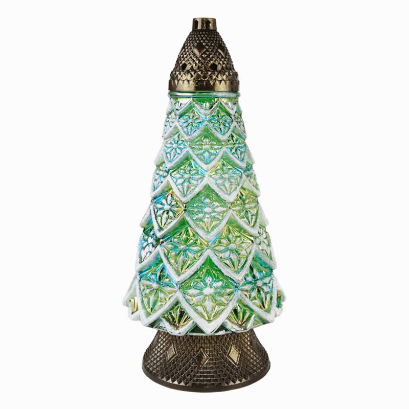 Лампадка скляна велика Кришталева Ялинка CHT-9 40см