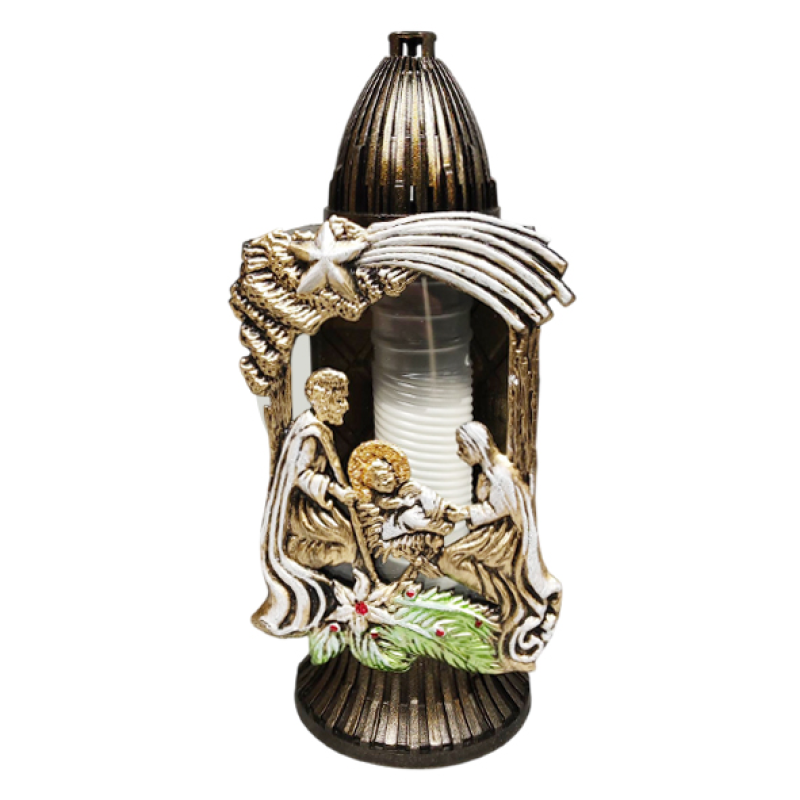 Лампадка капличка середня святкова Вифлеємська зірка 34см Лампадка капличка середня святкова Вифлеємська зірка 34см