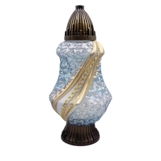 Лампадка скляна середня 45год Koniaczek золотиста