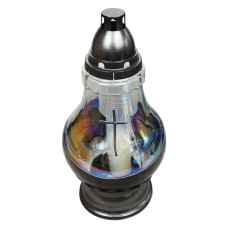 Лампадка велика скляна чорна Koniak Tasma 64 год