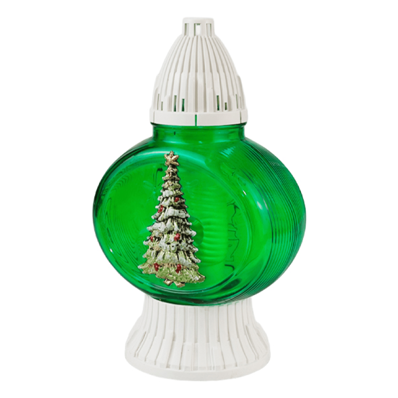 Лампадка скляна новорічна овал LP206