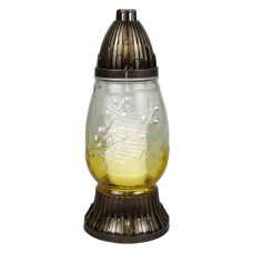 Лампадка скляна середня великодня яйце мікс LPJ2 Mal 20год