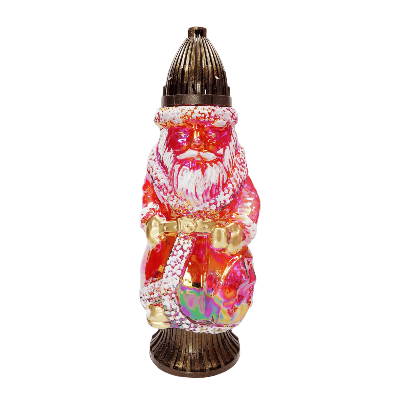 Новорічний декоративний Святий Миколай зі свічкою