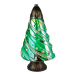 Лампадка ялинка велика Новорічна Спіраль Пласка зелена 40см