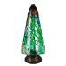 Лампадка ялинка велика Новорічна Спіраль Пласка зелена 40см