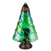 Лампадка ялинка велика Новорічна Спіраль Пласка зелена 40см