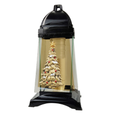 Лампадка скляна різдвяний ліхтар з декором GArt Reflex-3