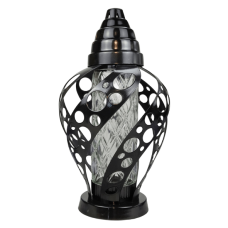 Лампадка велика Siatka Spiral Lux чорна