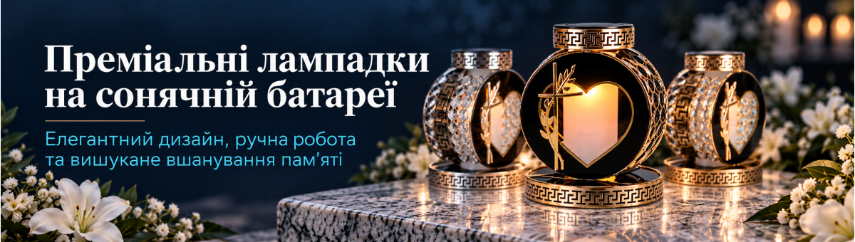 Лампадки на сонячній батареї