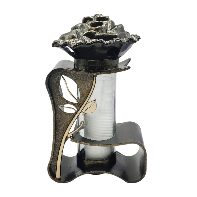 Лампадка скляна бронзова Wstega Roza 20 год