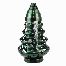 Святкова ялинка ажурна чорно-зелена ZCHN 35 см