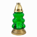 Лампадка скляна ялинка Різдвяний Вертеп ZN-35