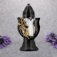 Лампадка серце з калою золотистою Wazon 3D 20год