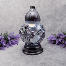 Лампадка скляна велика куля Kula Lisc 45год