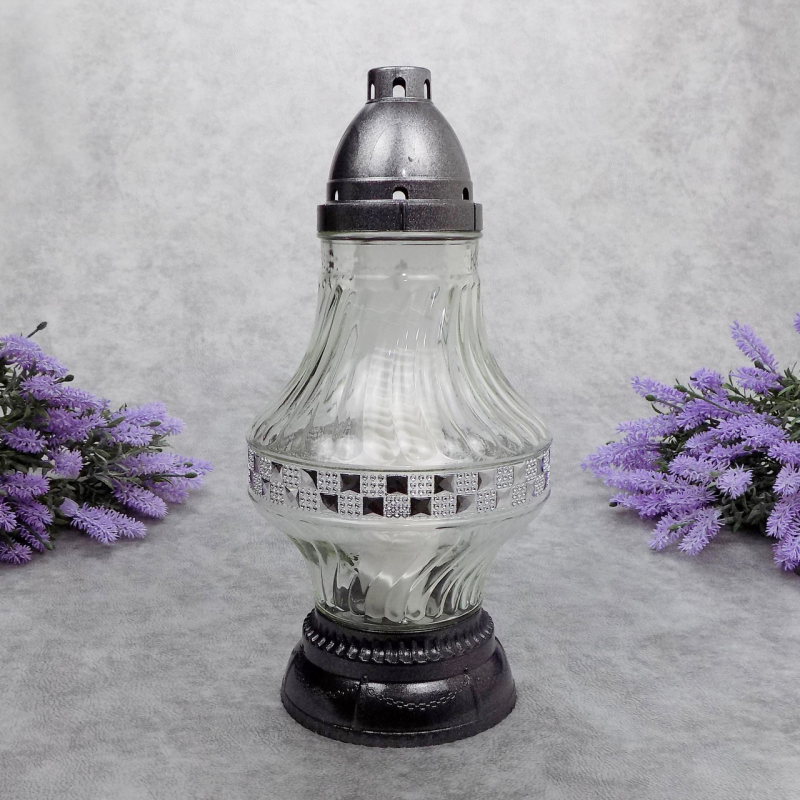 Лампадка скляна середня LP9R 33 год