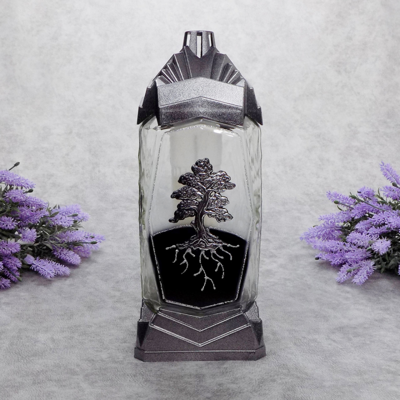 Лампадка скляна квадратна New York 45 год