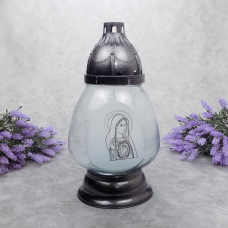 Лампадка скляна велика Марія Koniak4