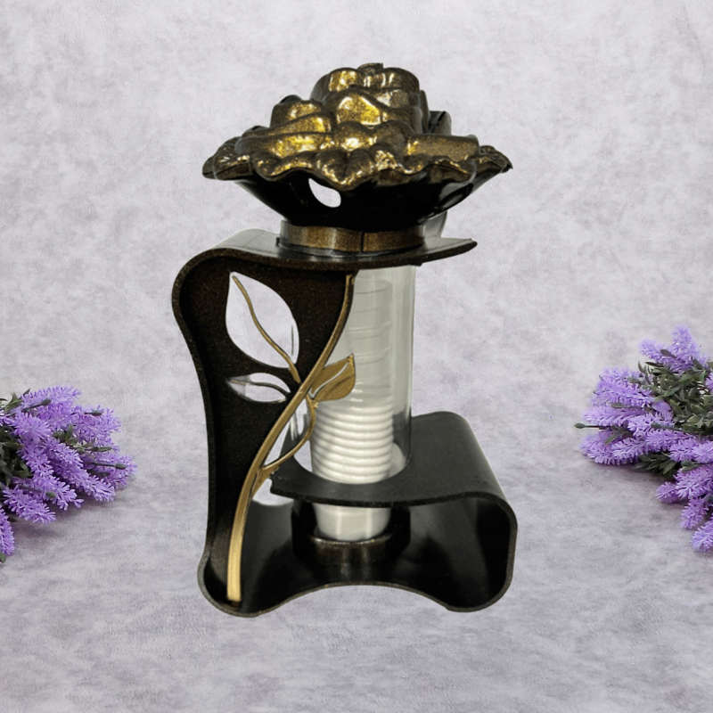 Лампадка скляна бронзова Wstega Roza 20 год