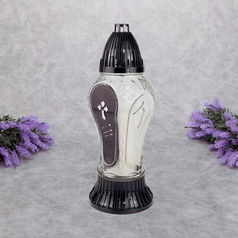 Лампадка скляна середня LP765U Natrysk 33год