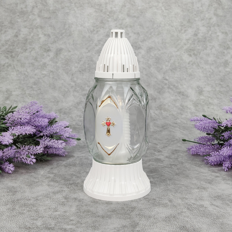 Лампадка скляна середня LP532  20год