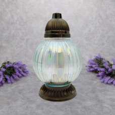 Лампадка скляна велика Куля W25