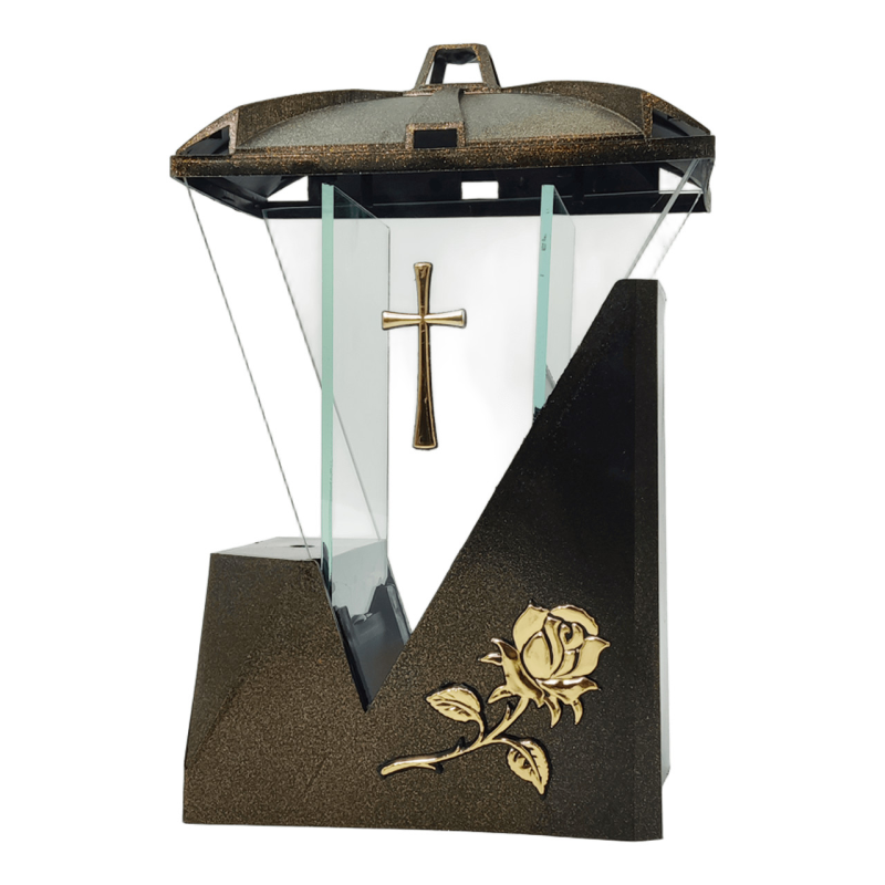 Лампадка середня Glass Art 5 Бронзовий